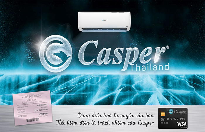 Điều hòa Casper tiết kiệm điện năng tối ưu