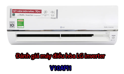 Đánh giá máy điều hòa LG inverter 9000BTU V10API1