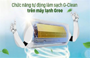 Chức năng tự động làm sạch G-clean trên máy điều hòa Gree