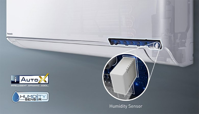Điều hòa Panasonic 2 chiều inverter XZ9XKH-8 nổi bật với chức năng cảm biến độ ẩm HUMDITY SENSOR