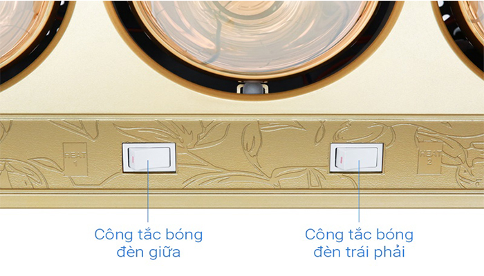 Đèn sưởi H&E COOK điều chỉnh linh hoạt