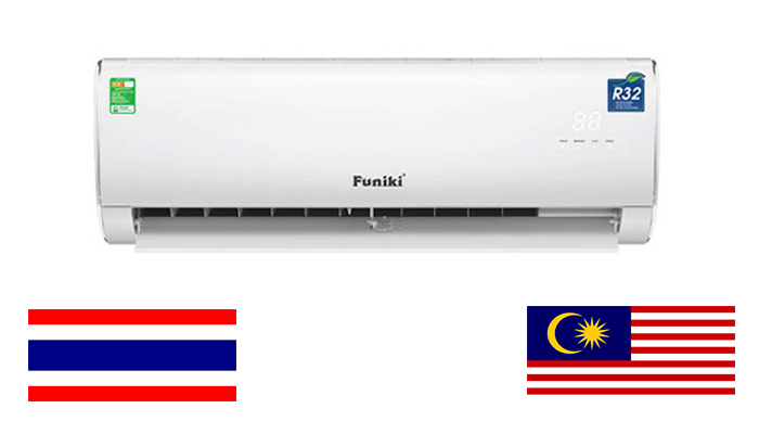 Điều hòa Funiki sản xuất tại Thái Lan và malaysia