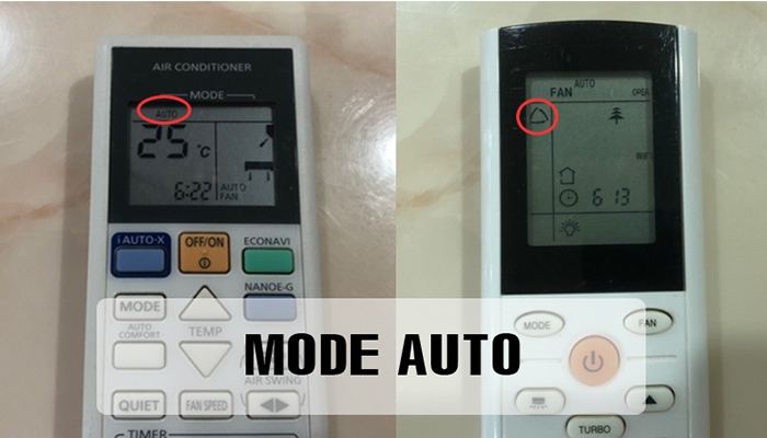 Chế chừng mode auto