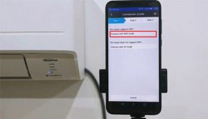 App điều khiển điều hòa Panasonic bằng điện thoại