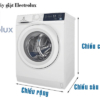 Tổng hợp kích thước máy giặt Electrolux 10kg mới nhất hiện nay
