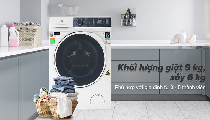 Máy giặt sấy Electrolux EWW9024P5WB 