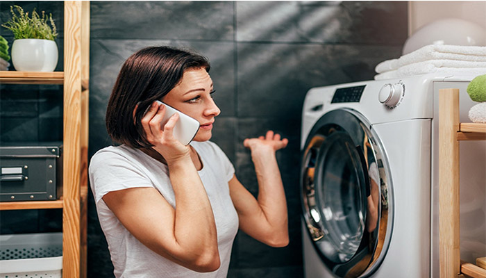 Lỗi AE máy giặt LG là do mất điện đột ngột trong quá trình giặt 