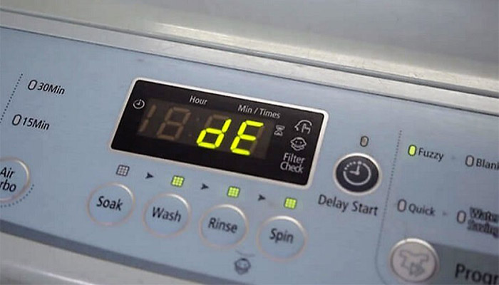 Lỗi DE máy giặt LG là gì
