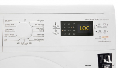 Nguyên nhân máy giặt Electrolux báo lỗi LOC và cách khắc phục