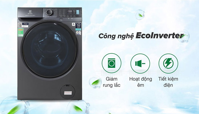 Công nghệ ecoinverter của máy giặt Electrolux