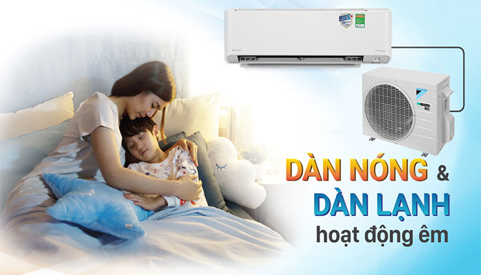 Điều hòa daikin vận hành êm dịu