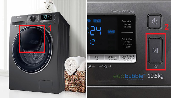 Cách khắc phục máy giặt Samsung báo lỗi DDC