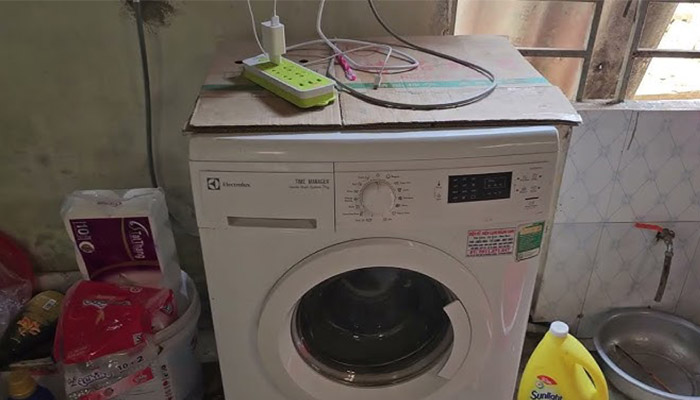 Dấu hiệu nhận biết máy giặt Electrolux cấp nước liên tục
